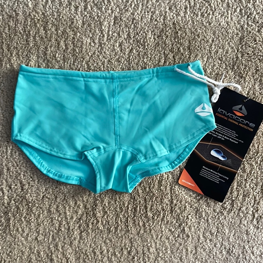 Lavacore Lavaskin Sun Protection Surf Activewear Seafoam Swim Board Shorts